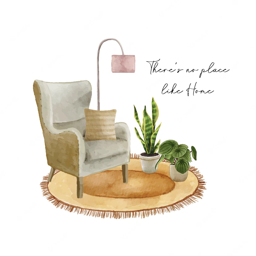 hand-drawn-cozy-room-with-quotes-template-illustration_286774-52